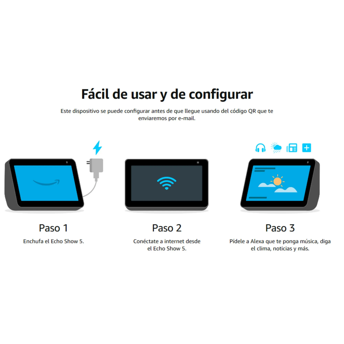 Amazon Echo Show 5 (3ra Generación) – Blanco